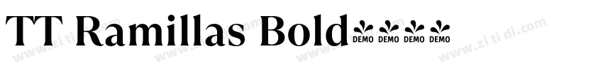 TT Ramillas Bold字体转换